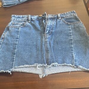 Forever 21 Blue Denim Mini Skirt